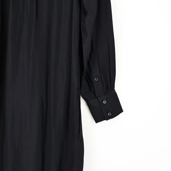 J.Crew Bungalow Dress Drapey Viscose Twill Black Size XXS NWT - Picture 8 of 9